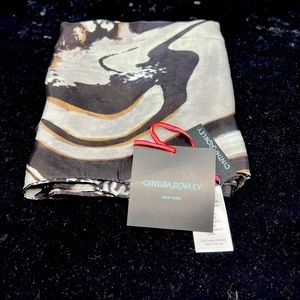 New item ! Cynthia Rowley Designer Silk Scarf Accessory 66 x 14